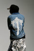Beaster Trendy Printed Casual Autumn Denim Jacket